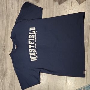 EUC Jansport Westfield State University Men's sz XL 100% Cotton tshirt